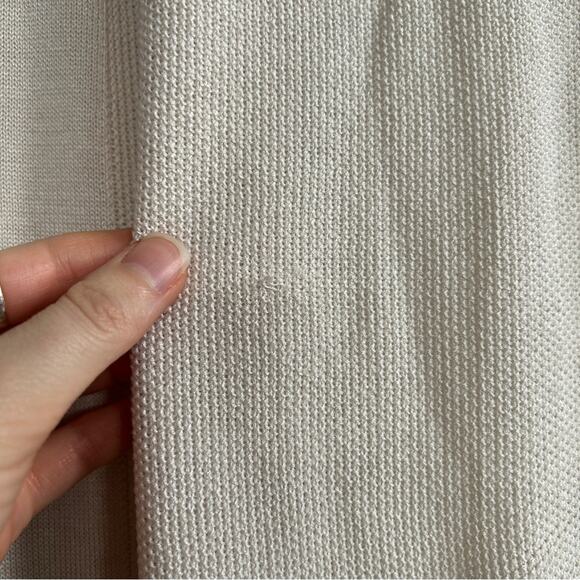 ✨ Prologue Mushroom/Cream Long Sleeve Lightweight Knit Open Cardigan Size Medium - Picture 9 of 11